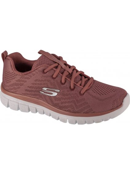 Barna női tornacipő Skechers Graceful - Get Connected