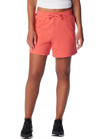 KORALL SZÍNŰ SHORT COLUMBIA TREK FRENCH TERRY WMNS SHORTS