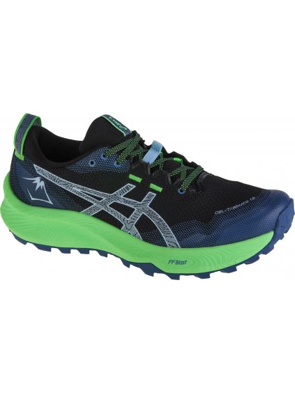 FEKETE-ZÖLD TÚRACIPŐ ASICS GEL-TRABUCO 12