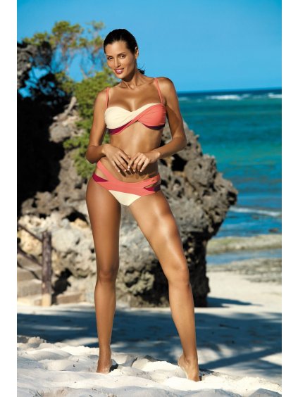 Korall-krémszínű bikini Olimpia Semifreddo-Vanília-Picadily