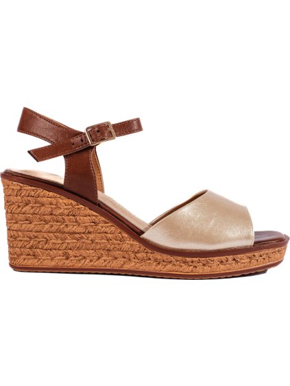 Női arany színű ékszandál