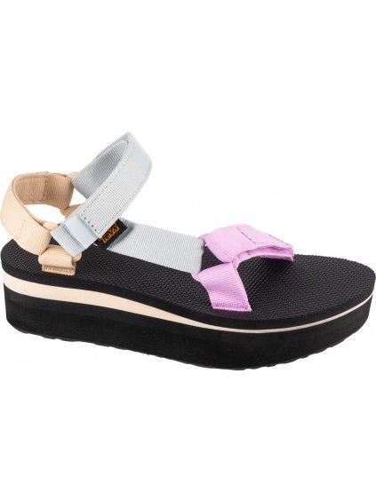Többszínű platformszandál Teva W Flatform Universal Sandals