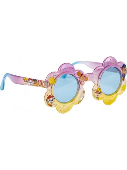 Színes lány napszemüveg Paw Patrol virág formájában