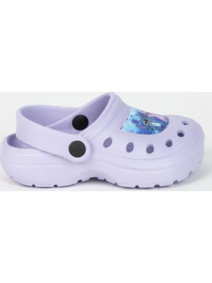 Világos lila Disney crocs lányoknak - Stitch