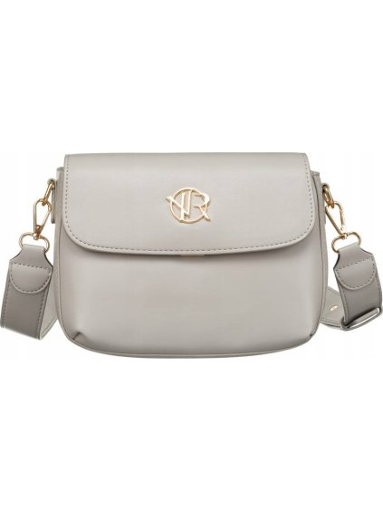 Rovicky Szürke crossbody táska arany részletekkel