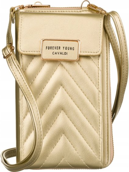 4U Cavaldi Gold steppelt crossbody pénztárca M674