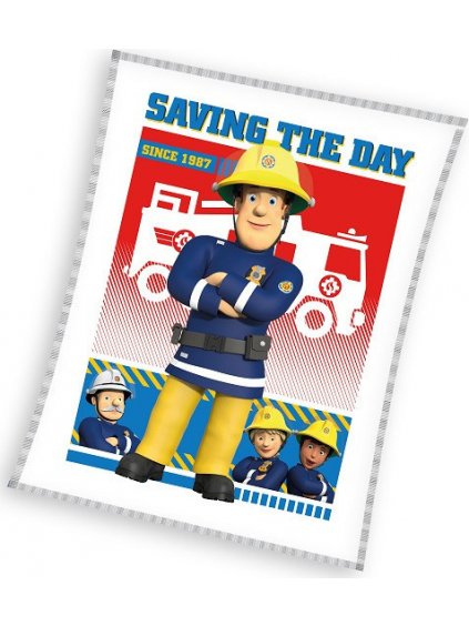 Gyerek polár takaró Fireman Sam