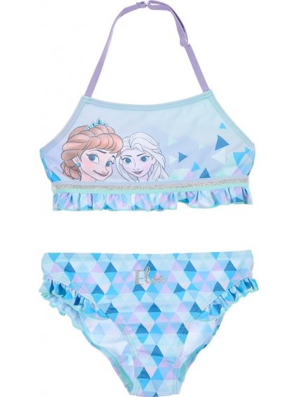 Türkiz kétrészes fürdőruha lányoknak Frozen