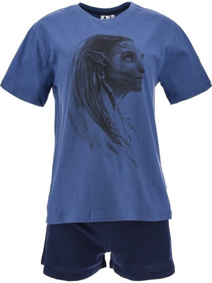 Sötétkék rövid pizsama Avatar