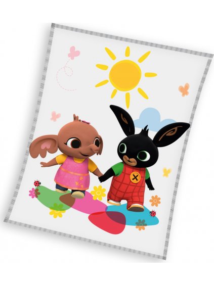 Gyerek színes gyapjútakaró Bing