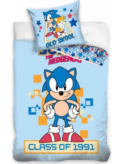 Sonic the Hedgehog kék fiú ágynemű