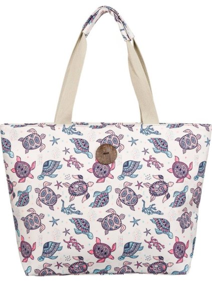 Fehér mintás strandtáska