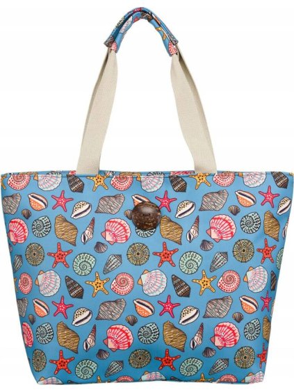 Kék mintás strandtáska