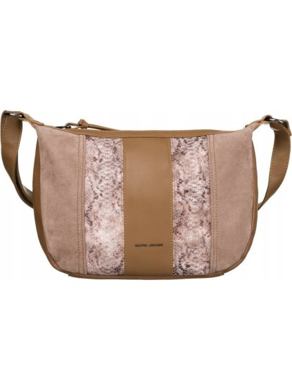 David Jones barna mintás crossbody táska