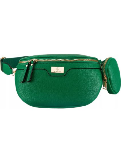 Rovicky zöld övtáska levehető pénztárcával