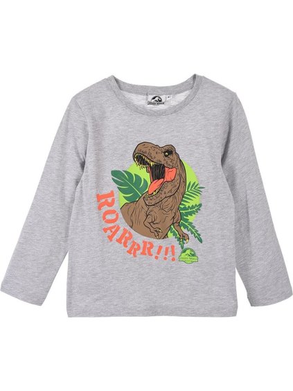Dinosaurs Jurassic World szürke fiú póló