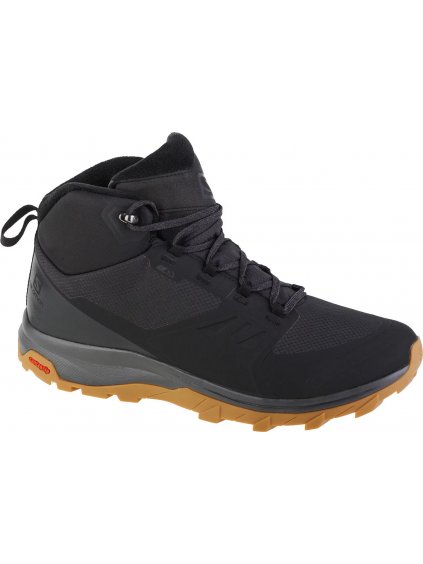 Fekete téli túrabakancs Salomon Outsnap CSWP