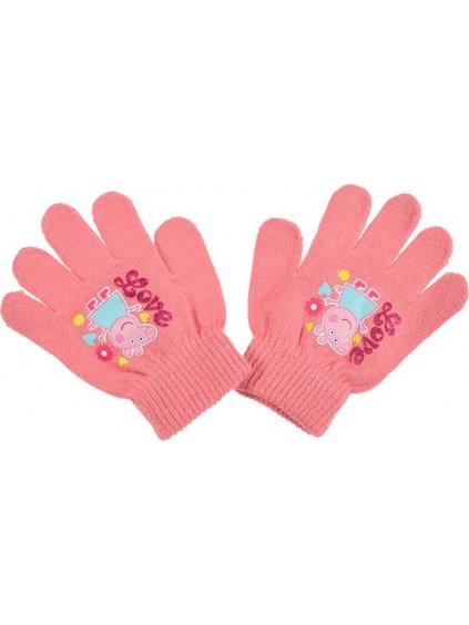 Peppa Pig világos rózsaszín lány kesztyű