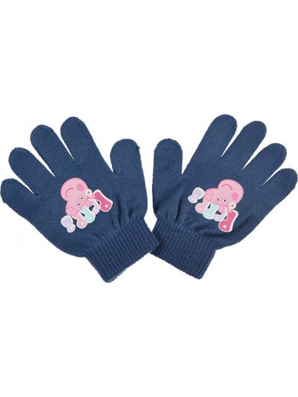 Peppa Pig sötétkék lány kesztyű