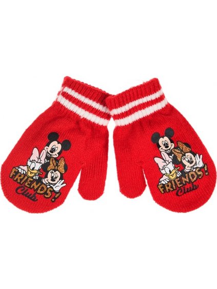 Minnie egér piros egyujjas kesztyű