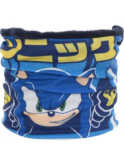 Sonic kék fiú nyakmelegítő