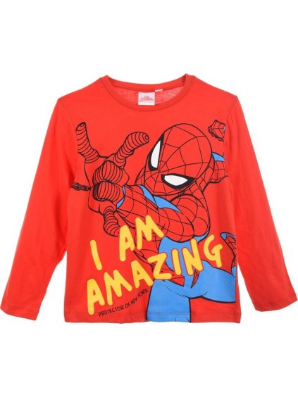 Pókember piros hosszú ujjú póló