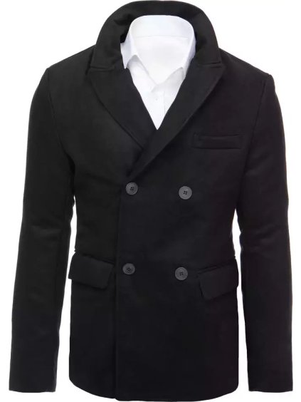 (Méret L) Fekete férfi kabát