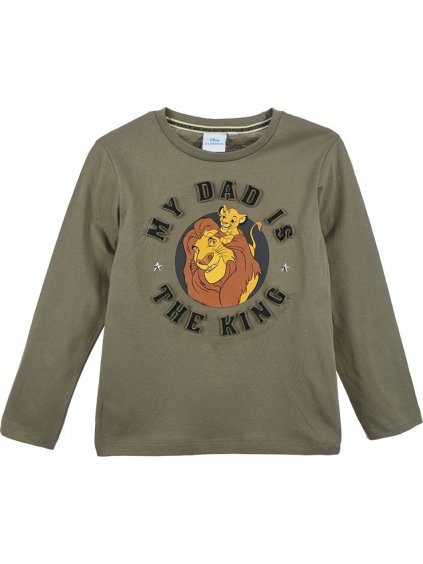 Az Oroszlánkirály khaki színű fiú póló