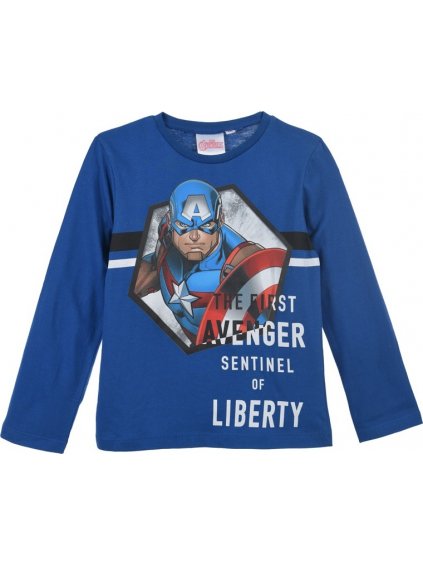 Amerika Kapitány kék fiú póló