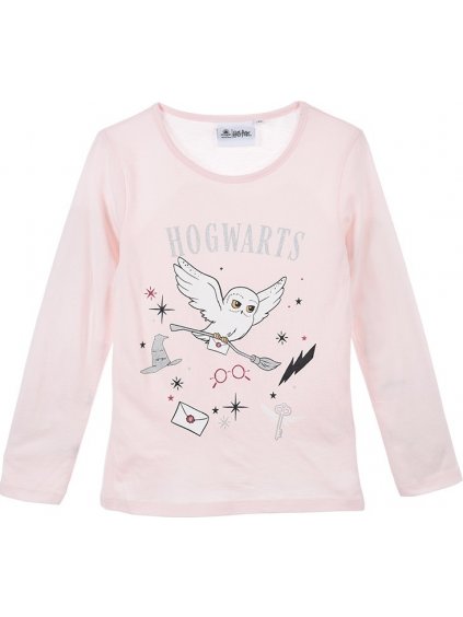 Harry Potter világos rózsaszín hosszú ujjú póló