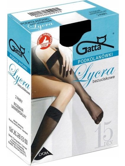 Vékony térdzokni Gatta Lycra 15 den A'2