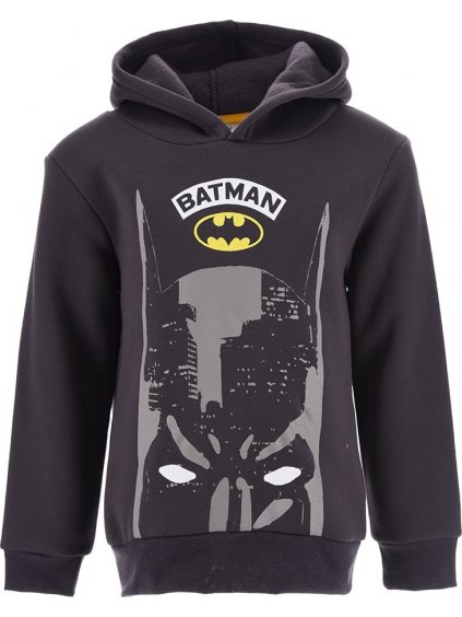 Batman sötétszürke fiú kapucnis pulóver