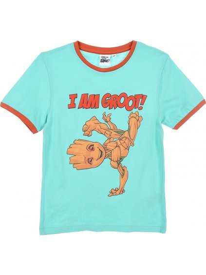 Menta színű fiú Groot póló