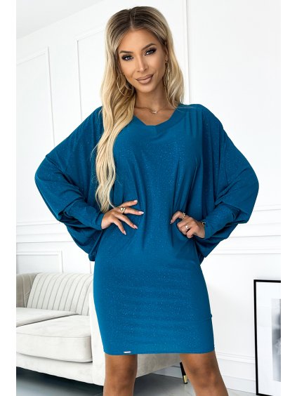 Kék csillogó ruha HELENA