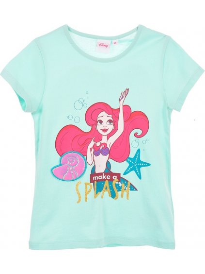 Menta színű lány póló Disney Princess - Ariel