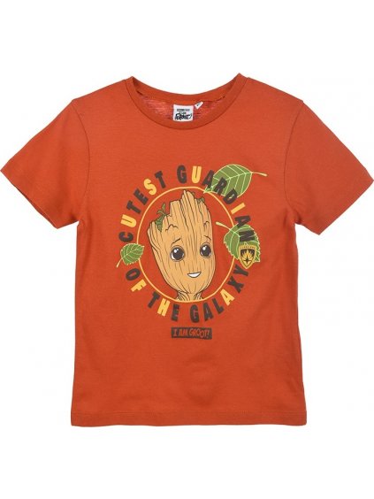 Narancssárga Groot Guardians of the Galaxy póló fiúknak