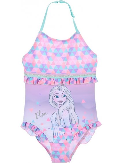 Világos rózsaszín egyrészes Disney Frozen fürdőruha