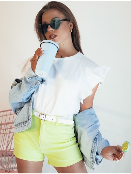 Sárga farmer rövidnadrág GLAMWEAR