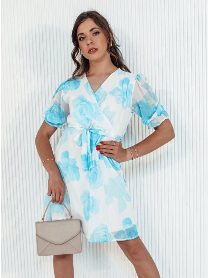 Fehér virágos miniruha LILIANNA