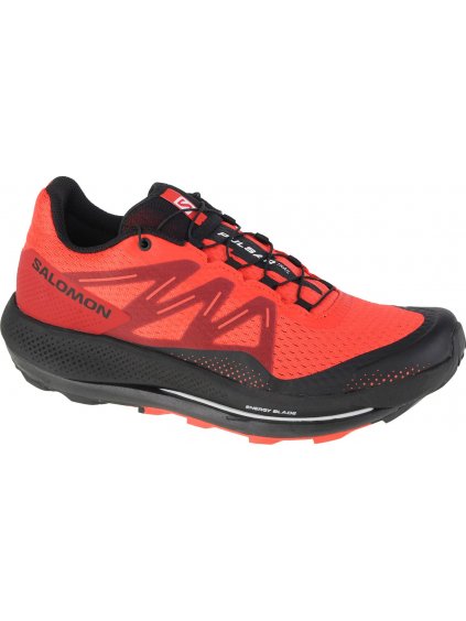 Piros Salomon Pulsar Trail futócipő