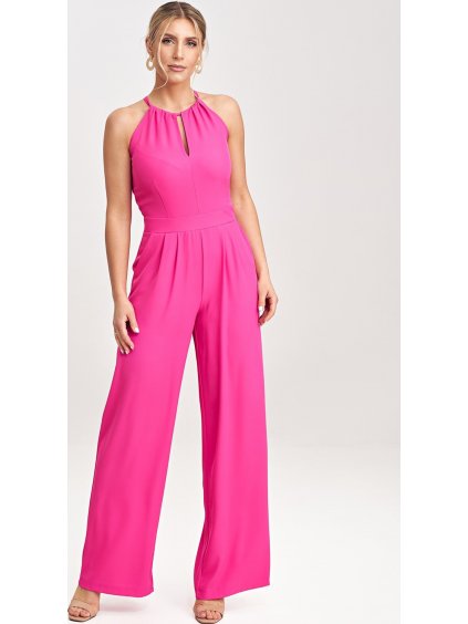 Sötét rózsaszín női nyári overál