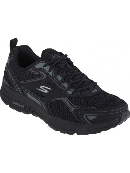 Skechers Go Run Consistent, teljesen fekete férfi tornacipő