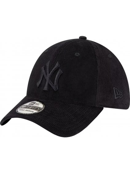 Fekete kordbársony siltes sapka New Era Cord 39THIRTY New York Yankees Cap