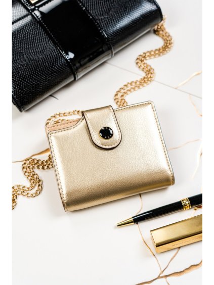 Peterson arany színű közepes méretű pénztárca Y675