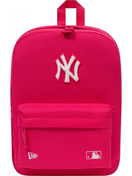 Sötét rózsaszín sport hátizsák New Era MLB New York Yankees Applique Backpack