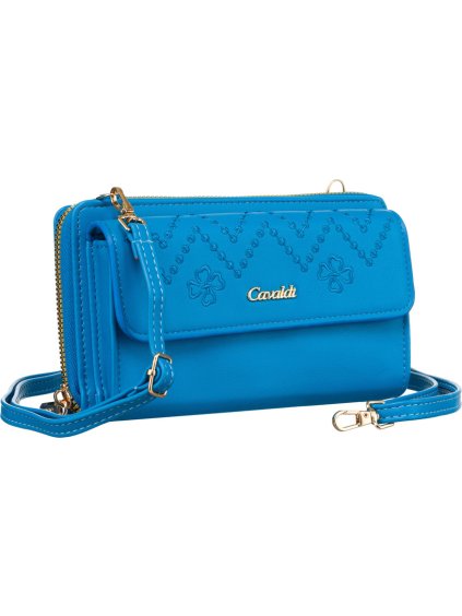 4U Cavaldi kék pénztárca pánttal M752