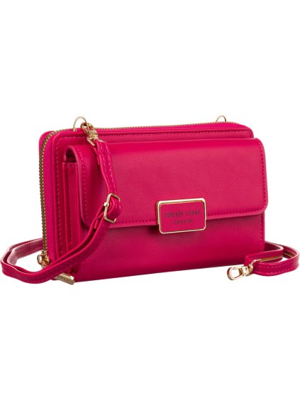 4U Cavaldi sötét rózsaszín nagy pénztárca levehető szíjjal M745