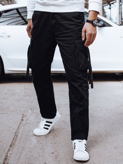 Fekete férfi zsebes nadrág