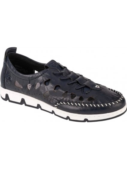 Sötétkék női félcipő Rieker Shoes