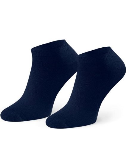 Sötétkék női boka bambusz zokni Cikksz. 094